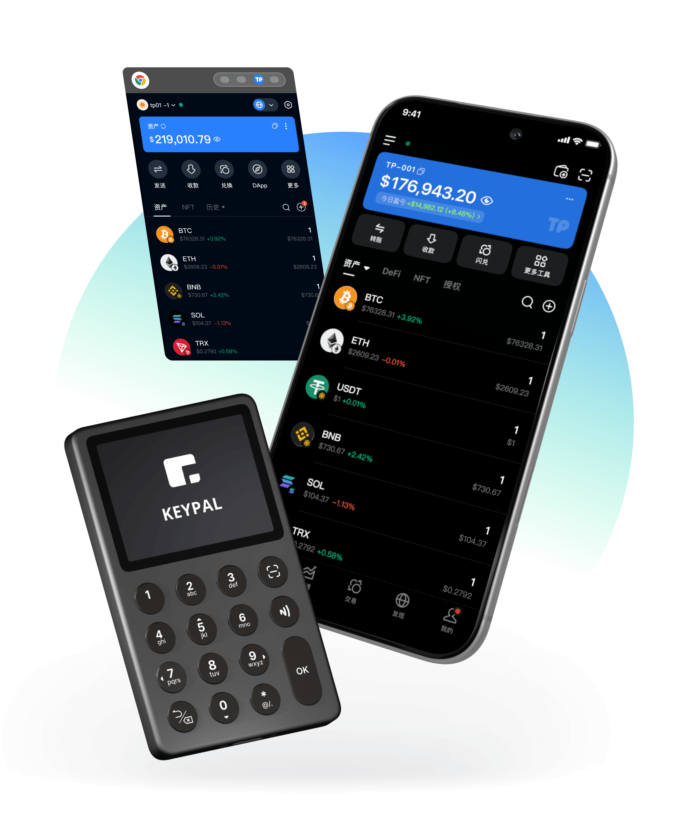 TokenPocket Wallet Web3 平台主視覺